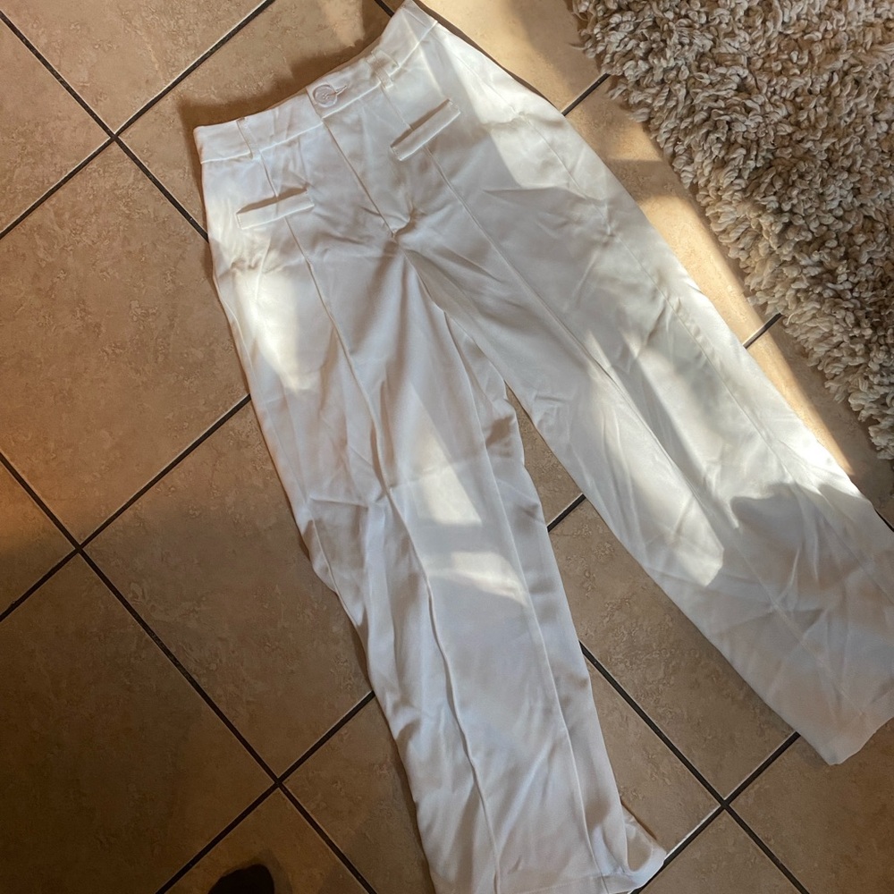 Elegant White Trousers